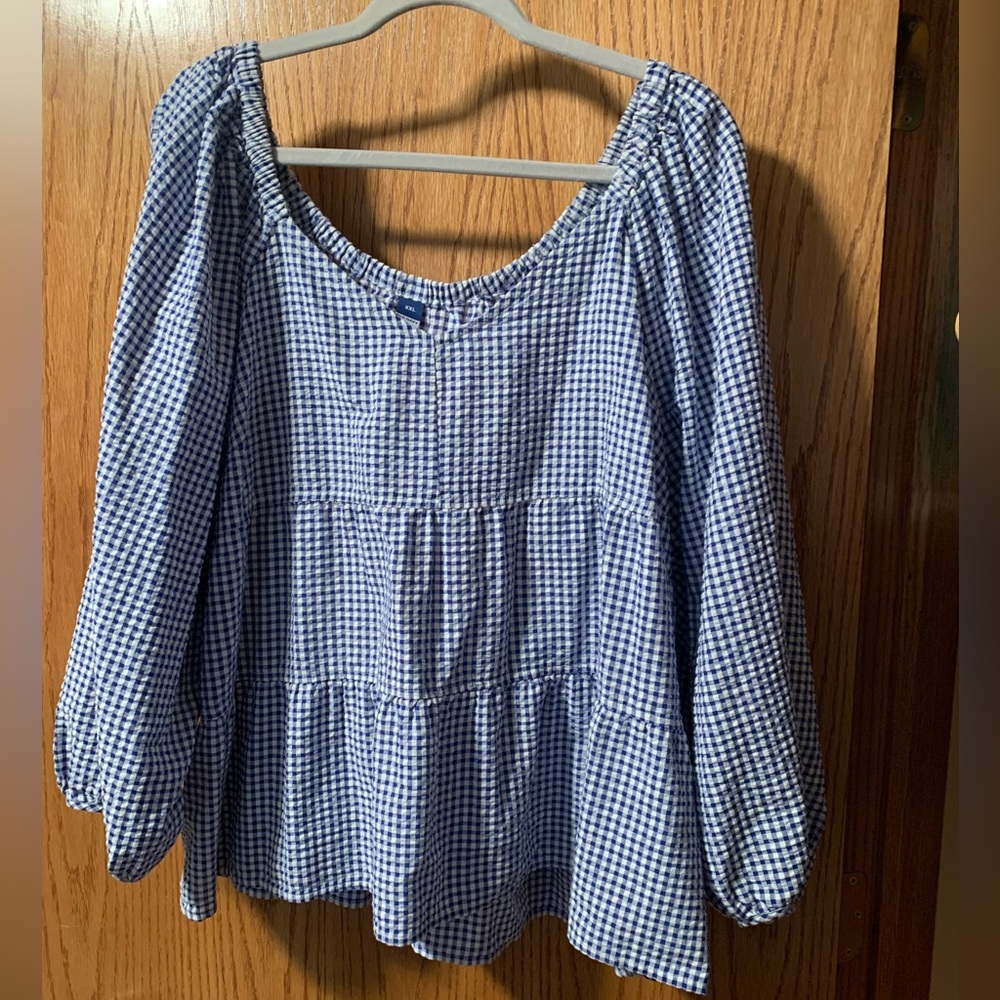 Old Navy Women’s Gingham Top XXL